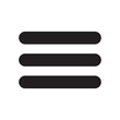 © kru - Hamburger menu icon button. Mobile app or website navigation dropdown vector symbol.
