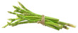 Fresh green asparagus or bunches of green asparagus isolated. Png transparency