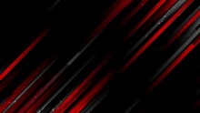 Abstract Geometry Backgroud With Red Black Stripes And Dots