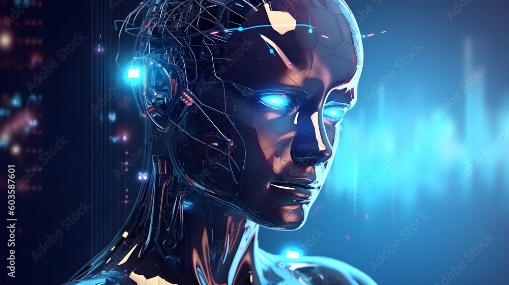 AI and Machine Learning Concept - Chatbot Software, Big Data ...