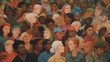 © TensorSpark - Socially diverse community crowd. The concept of multiculturalism and social diversity, symbolizing the unity and shared humanity within diverse societies. Generative AI
