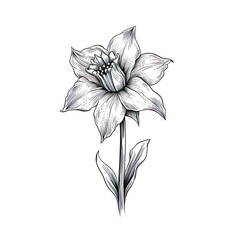 Wall Mural - Amazing and attractive image of daffodil AI-Generated