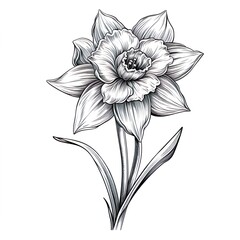 Wall Mural - Amazing and attractive image of daffodil AI-Generated