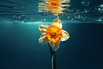 Wall Mural - Amazing and attractive image of daffodil AI-Generated
