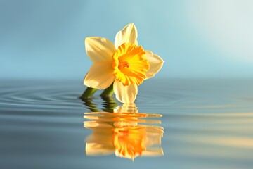 Wall Mural - Amazing and attractive image of daffodil AI-Generated
