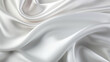 © Farnaces - Gradient white silk fabric background. Generative AI