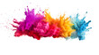 © John - Colorful rainbow holi paint splash, color powder explosion, AI generated image