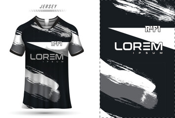 vector soccer jersey design for sublimation