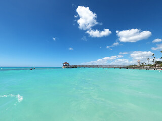 Wall Mural - Tropical carribbean beach