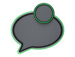 © thiago - BASE PARA COMPOSIÇÃO PUBLICITÁRIA ELEMENTO ISOLADO 3D PRETO E VERDE