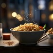 Generative AI a ramen noodle Cinematic Editorial food Photography
