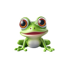 3D Realistic Cute Frog
