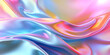Hologram fabric texture. Gradient abstract background. Holographic rainbow foil. Metal fabric pattern. Iridescent foil effect texture. Pearlescent gradient. Artificial intelligence generated