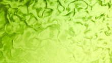 Lime Green Toad Color Constitutional Contour Relievo Background - Abstract 3D Rendering
