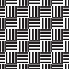Wall Mural - Vector seamless texture. Modern geometric background with squares.