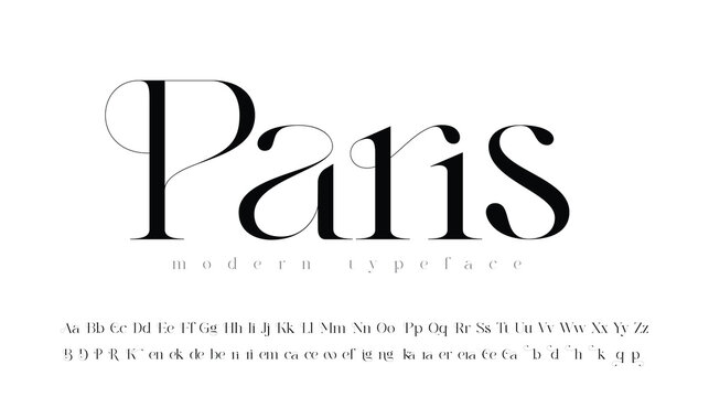 thin serif font in modern style, this typeface has a big set of ligatures and alternates and can be 