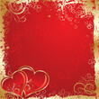 © Designpics - Valentines grunge background, vector illustration