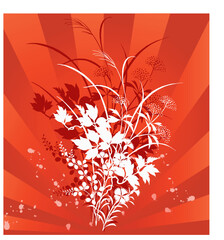 Wall Mural - Floral Background - vector illustration