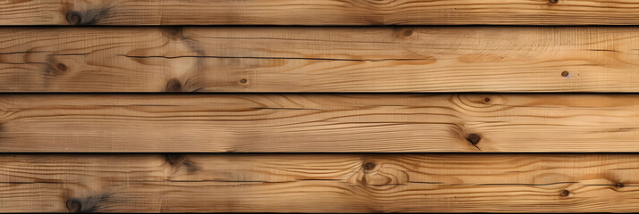 Horizontal natural wooden planks background. Wooden texture. Natural wood wall. Wood planks Wallpaper. Generative AI