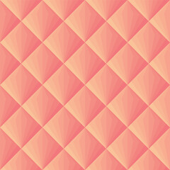 Wall Mural - Peach Faded Diamond Grid Seamless Vector Repeat Pattern