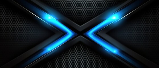 Wall Mural - abstract futuristic background with neon lights. vector illustration. futuristic technology style. c