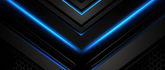 Wall Mural - abstract futuristic background with neon lights. vector illustration. futuristic technology style. c