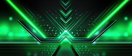 Wall Mural - abstract futuristic background with neon lights. vector illustration. futuristic technology style. c