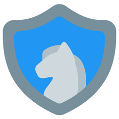 Sticker - protect flat icon