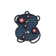 © deeezy - Steampunk Lights 3D Alphabet or PNG Letters