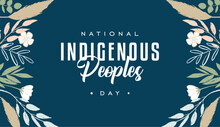 Indigenous Peoples Day, Holiday National Concept