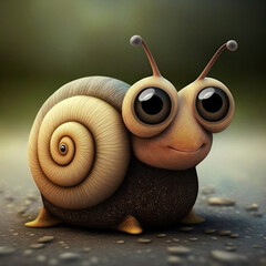 cute snail