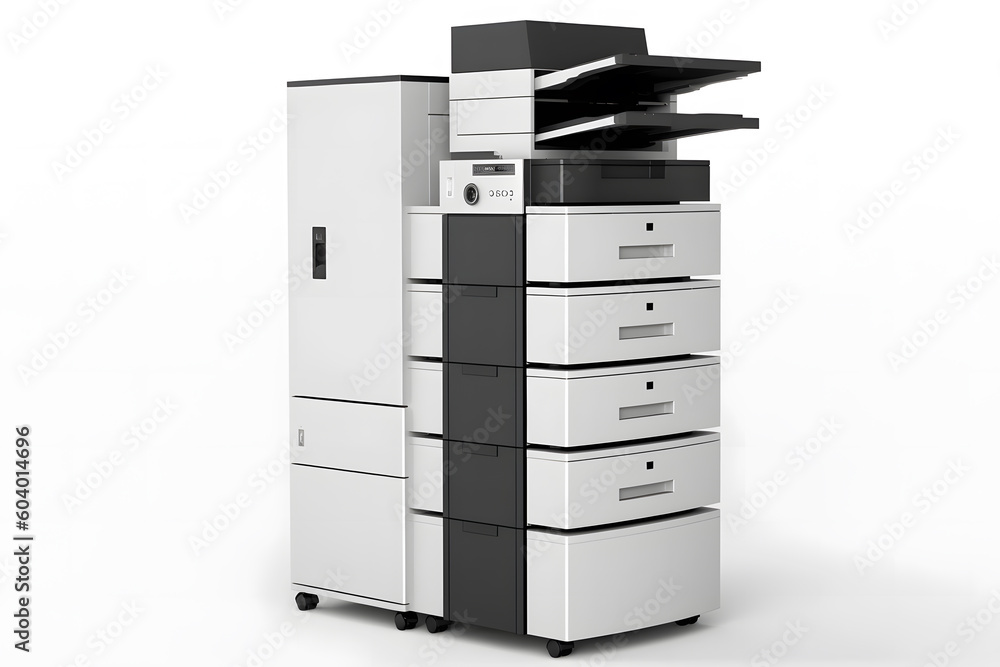 photocopier is a machine that makes paper copies of documents and other ...