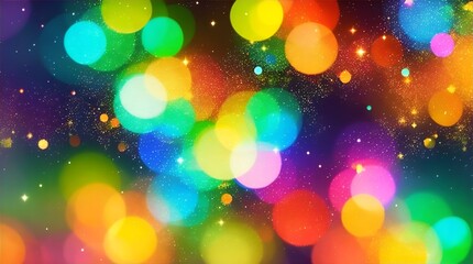 a abstract colorful bokeh background