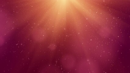 Poster - Abstract luxurious, premium gold glittering, heavenly ray, divine bless, God's ray flowing particles loop motion background