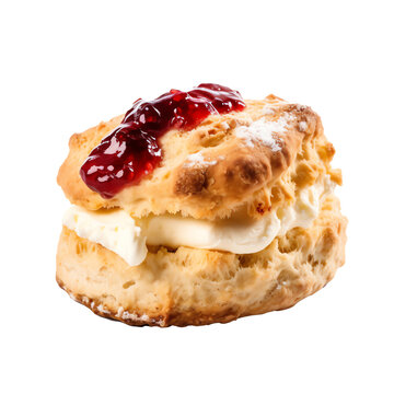 Wall Mural -  - scone isolated on transparent background
