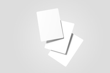 floating tablet screen mockup for ui design project