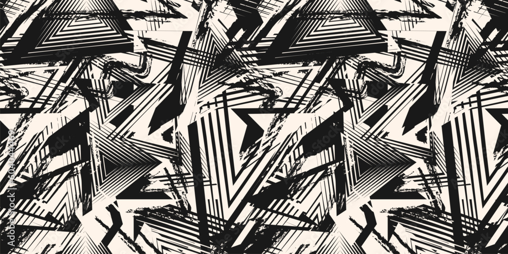 Graffiti Background Black And White