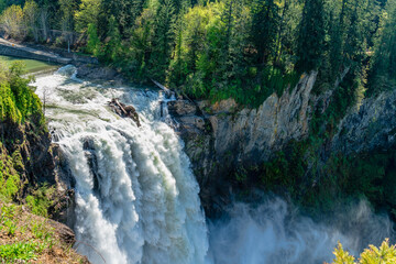 Poster - Snoqualmie Falls Top 4