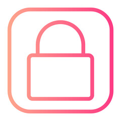 Sticker - lock icon 