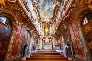 Asam Church or Asamkirche in Munich, Germany