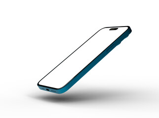 Poster - Mockup - New realistic mobile phone smartphone mockup