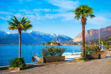 Wall Mural - Stresa town, Lago Maggiore Lake