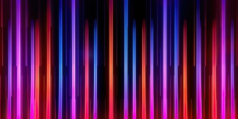 Wall Mural - vibrant technology neon colorful background, generative ai
