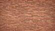 Leinwandbild Motiv Red brick background texture seamless pattern. Seamless brick masonry. Red brick wall seamless illustration background. Generative AI