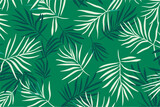 Fototapeta Sypialnia - seamless pattern with leaves