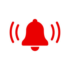 Sticker - Red bell icon