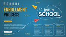 Welcome Back To School Theme Banner Template