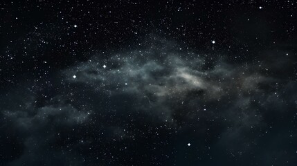Wall Mural - starry sky background, black sky. generative ai