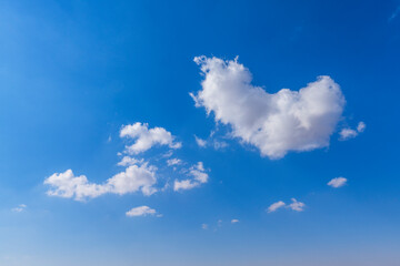 Poster - Blue sky white clouds