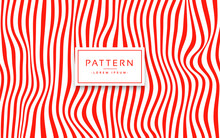 Abstract Red Color Seamless Zigzag Pattern Background